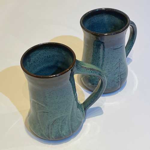 Blue-green mug