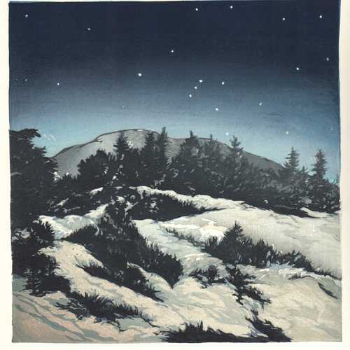 Orion over Mt. Monadnock